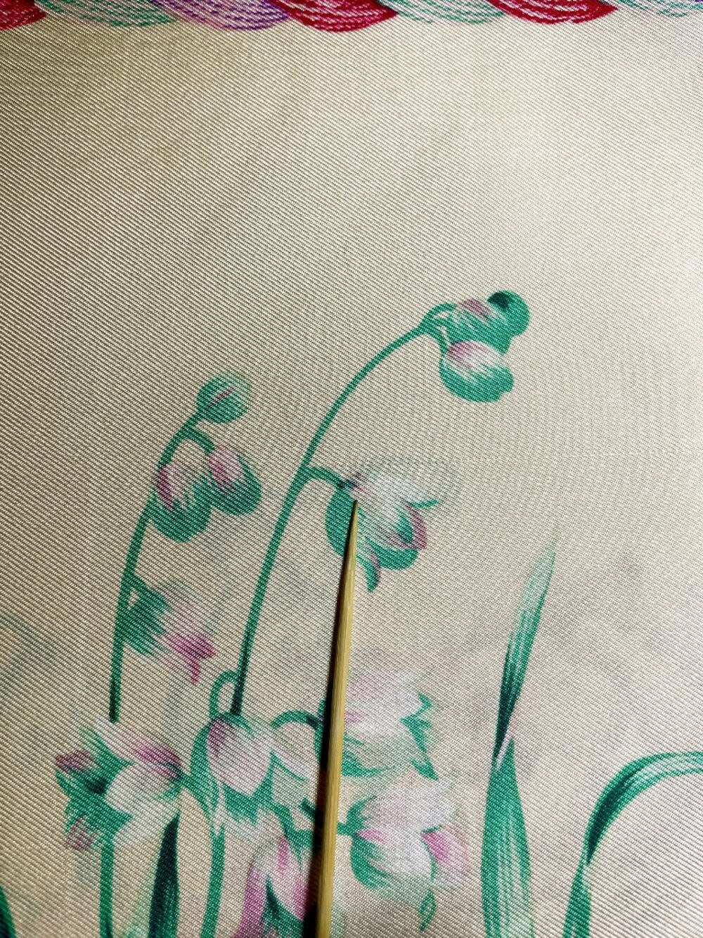 Vintage Christian Dior Silk Floral Scarf – 90cm / 35" Square – Made in Japan - Picture 16 of 16